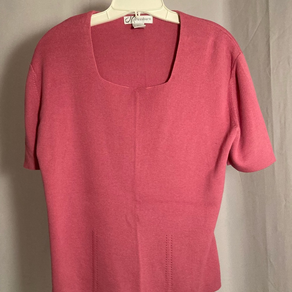Sweater xl short sleeve pink